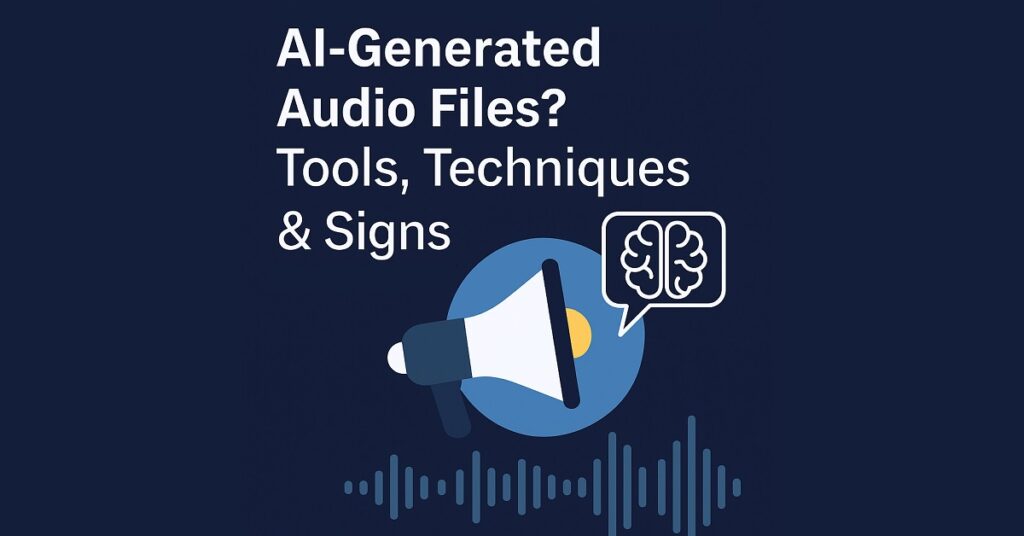 Detect AI-Generated AudioDetect AI-Generated Audio